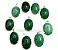 05 Pingente Cabochão Quartzo Verde Montagem Garra Prata 950 - Imagem 2