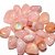 1 kg Quartzo Rosa Rolado Pedra Natural G 30 a 45mm Classe A - Imagem 1