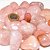 1 kg Quartzo Rosa Rolado Pedra Natural G 30 a 45mm Classe A - Imagem 2