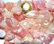 1 kg Quartzo Rosa Rolado Pedra Natural G 30 a 45mm Classe A - Imagem 6