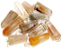 10 Pingente Pontinha Rutilo Natural Montagem Pino Prata 950 Atacado - Imagem 1