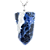 03 Pingente Pontinha Sodalita Azul Grande Pino Prata 950 Atacado - Imagem 1