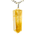 Colar Pontinha Pedra Hematoide Amarelo Montagem Prata 950 - Imagem 2