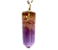Colar Pontinha Pedra Natural Ametrino Pino Prata 950 - Imagem 1
