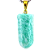 Colar Pontinha Pedra Natural Amazonita Montagem Prata 950 - Imagem 3