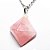 Colar Pirâmide Quartzo Rosa Montagem Pino Prata 950 - Imagem 2