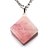 Colar Pirâmide Quartzo Rosa Montagem Pino Prata 950 - Imagem 1
