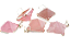 Colar Pirâmide Pedra Quartzo Rosa na Garra em Prata 950 - Imagem 2