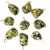 Colar Pedra Serpentinita Natural Montagem Pino Prata 950 - Imagem 2