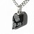 Colar Obsidiana Flocos de Neve Natural Pino Prata 950 - Imagem 1