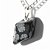 Colar Obsidiana Flocos de Neve Natural Pino Prata 950 - Imagem 2