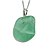 Colar Prata 925 com Pedrinha Fluorita Verde Pino Prata 950 - Imagem 1