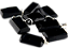 Colar Onix Preto Facetado Manual Prata 950 Pino e Perinha - Imagem 2