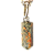 Colar Micro Pontinha Unakita Verde Montagem Prata 950 - Imagem 1