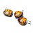 05 Pingente Mini Coração Olho de Tigre Natural 15mm Pino Prata 950 - Imagem 8
