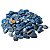 1 kg Quartzo Azul Celeste Pedra Natural Rolado M 20 a 35mm Classe B - Imagem 5