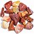 1kg Quartzo Vermelho Rolado Pedra G 30 a 45mm Classe A - Imagem 1