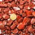 1kg Jaspe Vermelho Rolado Pedra Natural P 10 a 20mm Tipo B - Imagem 3