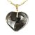 10 Pingente Coração Pedra Cristal Hialino Montagem Flash Dourado Atacado - Imagem 2
