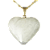 03 Pingente Coração Quartzo Leitoso Natural Montagem Dourado Atacado - Imagem 1