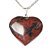 03 Pingente Coração Obsidiana Mahogany Montagem Prateado Atacado - Imagem 2