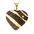 03 Pingente Coração Jaspe Brecha Natural Montagem Banho Dourado Atacado - Imagem 1