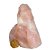 03 Cristal Rosa Pedra Pé Serrado 300 a 400g 8 a 13cm Tipo B - Imagem 2
