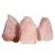 03 Cristal Rosa Pedra Pé Serrado 200 a 300g 8 a 12cm Tipo B - Imagem 1