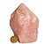 02 Cristal Rosa Pé e Bico Serrado 300 a 400g Aprx 8cm Tipo B - Imagem 1