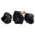 03 Turmalina Preta Pedra Natural 300 a 350g Média 7cm Tipo B Atacado - Imagem 1