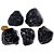 10 Turmalina Preta Pedra Natural 100 a 150g Média 6cm Tipo B Atacado - Imagem 1