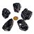 10 Turmalina Preta Pedra Natural 70 a 80g Média 6cm Tipo B Atacado - Imagem 1