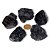 03 Turmalina Preta Pedra Natural 60 a 70g Média 5cm Tipo B Atacado - Imagem 4