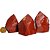 10 Jaspe Vermelho Pé e Bico Serrado 50 a 100g Média 8cm - Imagem 1
