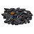 Pacotinho Shungite Pedra Natural Rolado 10 a 50mm 100g - Imagem 2