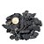 Pacotinho Shungite Pedra Natural Rolado 10 a 50mm 100g - Imagem 1