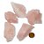 10 Cristal Rosa Pedra Bruto 50 a 100g Média 5 a 10cm Tipo B - Imagem 1