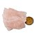 03 Cristal Rosa Pedra Bruto 50 a 100g Média 5 a 10cm Tipo B - Imagem 3