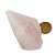 03 Cristal Rosa Pedra Bruto 50 a 100g Média 5 a 10cm Tipo B - Imagem 4