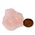 03 Cristal Rosa Pedra Bruto 20 a 50g Média 2 a 5cm Tipo B - Imagem 5