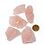 03 Cristal Rosa Pedra Bruto 20 a 50g Média 2 a 5cm Tipo B - Imagem 1
