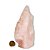 10 Cristal Rosa Pedra Pé Serrado Aprx 600g 10 a 15cm Tipo B - Imagem 2