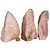 05 Cristal Rosa Pedra Pé Serrado 500g a 1kg 10 a 15cm Tipo B - Imagem 1