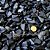 0,5 Kg Cascalho Rolado Obsidiana Negra 15 a 25mm Tipo A - Imagem 1