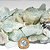 02 Kg Cascalho Bruto Aguas Marinha Natural 30 a 100mm Tipo C - Imagem 4
