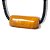 05 Barril Furado Longitudinal Pedra Jaspe Amarelo 30mm - Imagem 4