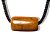 10 Barril Furado Longitudinal Pedra Jaspe Amarelo 25mm - Imagem 4