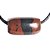 10 Barril Furado Longitudinal Pedra Obsidiana Mahogany 20mm - Imagem 3
