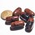 03 Barril Furado Longitudinal Pedra Obsidiana Mahogany 15mm - Imagem 1