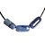 05 Barril Furado Longitudinal Pedra Quartzo Azul 20mm Tipo B - Imagem 1